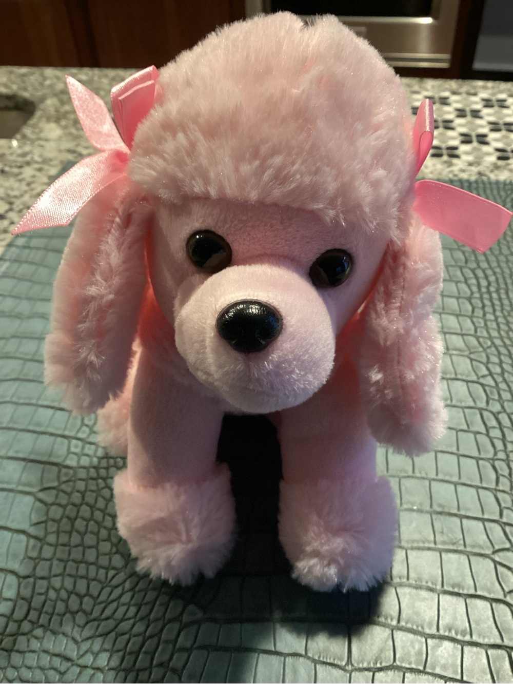 Plush Pink Poodle Toy